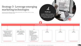 Strategy 3 Leverage Emerging Marketing Technologies Brand Promotion Plan Implementation Approach