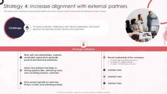 Strategy 4 Increase Alignment With External Partners Product Marketing Leadership To Drive Business