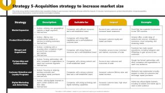 Strategy 5 Acquisition Strategy To Increase Market Size Corporate Leaders Strategy To Attain Market