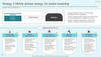 Strategy 5 Mobile Defense Strategy The Market Leaders Guide To Dominating Your Industry Strategy SS V