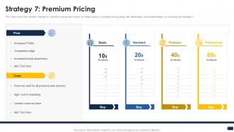 Strategy 7 premium pricing companys pricing strategies