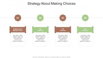 Strategy About Making Choices In Powerpoint And Google Slides Cpb