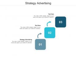 Strategy advertising ppt powerpoint presentation outline mockup cpb
