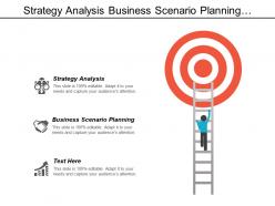 Strategy analysis business scenario planning strategic competitive advantage cpb