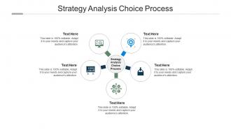 Strategy analysis choice process ppt powerpoint presentation visual aids portfolio cpb