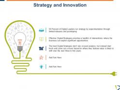Strategy and innovation idea bulb management ppt powerpoint styles designs
