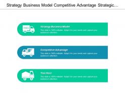 Strategy business model competitive advantage strategic plan template cpb