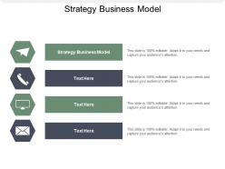 Strategy business model ppt powerpoint presentation portfolio shapes cpb