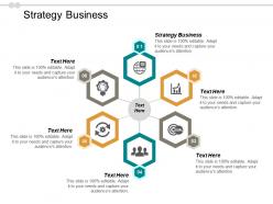 Strategy business ppt powerpoint presentation icon gridlines cpb