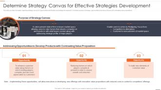 Strategy Canvas For Effective Strategies Development Chief Strategy Officer Playbook