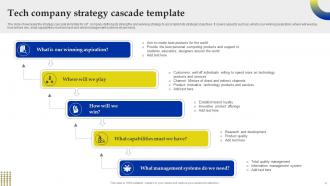 Strategy Cascade Template Powerpoint Ppt Template Bundles Image Interactive