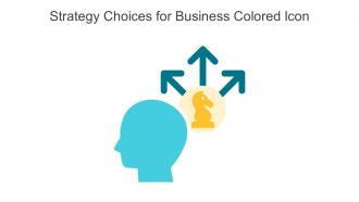 Strategy Choices For Business Colored Icon In Powerpoint Pptx Png And Editable Eps Format