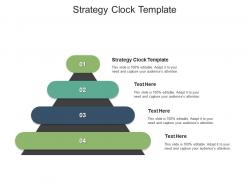Strategy clock template ppt powerpoint presentation show slide portrait cpb