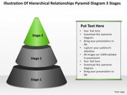 Strategy consultants pyramid diagram 3 stages powerpoint templates ppt backgrounds for slides 0530