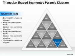 Strategy consulting business pyramid diagram powerpoint templates ppt backgrounds for slides 16 stages 0530