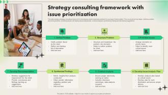 Strategy Consulting Framework With Issue Prioritization