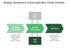 Strategy development hosted application portals intranets online payments