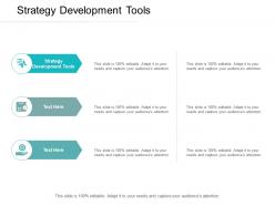 Strategy development tools ppt powerpoint presentation professional cpb