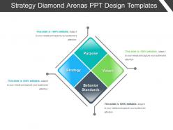 Strategy diamond arenas ppt design templates