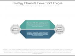 Strategy elements powerpoint images