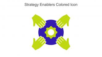 Strategy Enablers Colored Icon In Powerpoint Pptx Png And Editable Eps Format