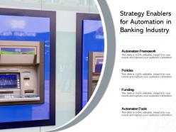 Strategy enablers for automation in banking industry