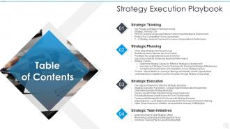 Strategy Execution Playbook Powerpoint Presentation Slides