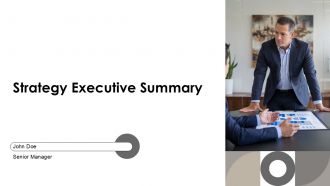 Strategy Executive Summary PPT Slides AT