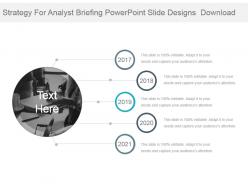 Strategy for analyst briefing powerpoint slide designs download