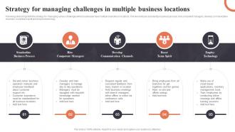 Strategy For Managing Challenges In Multiple Business Locations