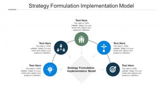 Strategy formulation implementation model ppt powerpoint presentation infographic template background cpb