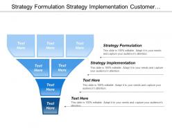 Strategy formulation strategy implementation customer relationship distribution channel