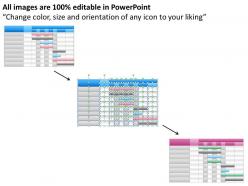 Strategy gantt chart with multi stages powerpoint templates ppt backgrounds for slides 0618