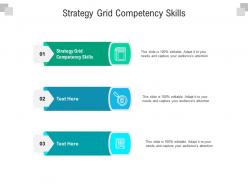 Strategy grid competency skills ppt powerpoint presentation samples cpb