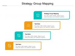 Strategy group mapping ppt powerpoint presentation inspiration influencers cpb