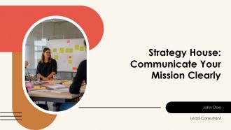 Strategy House Communicate Your Mission Clearly PPT PowerPoint AT