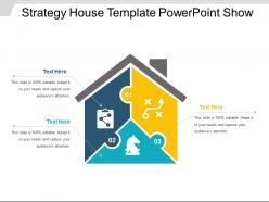 Strategy house template powerpoint show