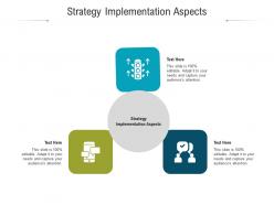 Strategy implementation aspects ppt powerpoint presentation slides outline cpb