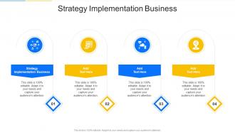 Strategy Implementation Business In Powerpoint And Google Slides Cpb