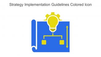 Strategy Implementation Guidelines Colored Icon In Powerpoint Pptx Png And Editable Eps Format