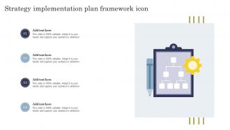 Strategy Implementation Plan Framework Icon