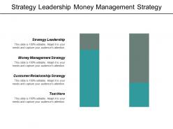 Strategy leadership money management strategy customer relationship strategy cpb