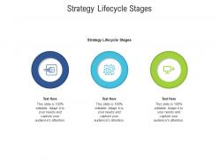 Strategy lifecycle stages ppt powerpoint presentation layouts clipart images cpb