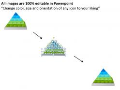 Strategy making pyramid powerpoint presentation slide template