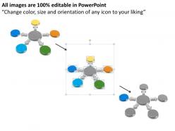 Strategy management consultants hub and spoke five staged business diagram powerpoint slides 0523