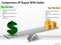 Strategy Management Consulting Of Rupee With Dollar Powerpoint Templates PPT Backgrounds For Slides 0617