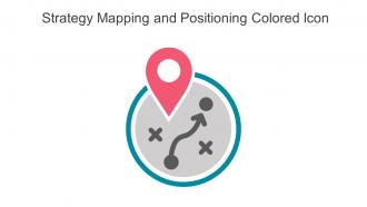 Strategy Mapping And Positioning Colored Icon In Powerpoint Pptx Png And Editable Eps Format