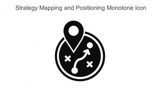 Strategy Mapping And Positioning Monotone Icon In Powerpoint Pptx Png And Editable Eps Format