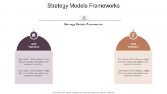 Strategy Models Frameworks In Powerpoint And Google Slides Cpb