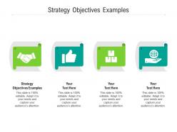 Strategy objectives examples ppt powerpoint presentation summary topics cpb